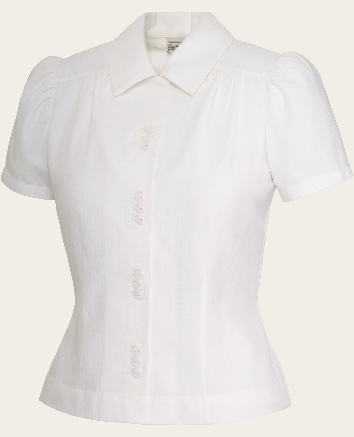 That Same Old Favorite Blouse, White Soft Cotton