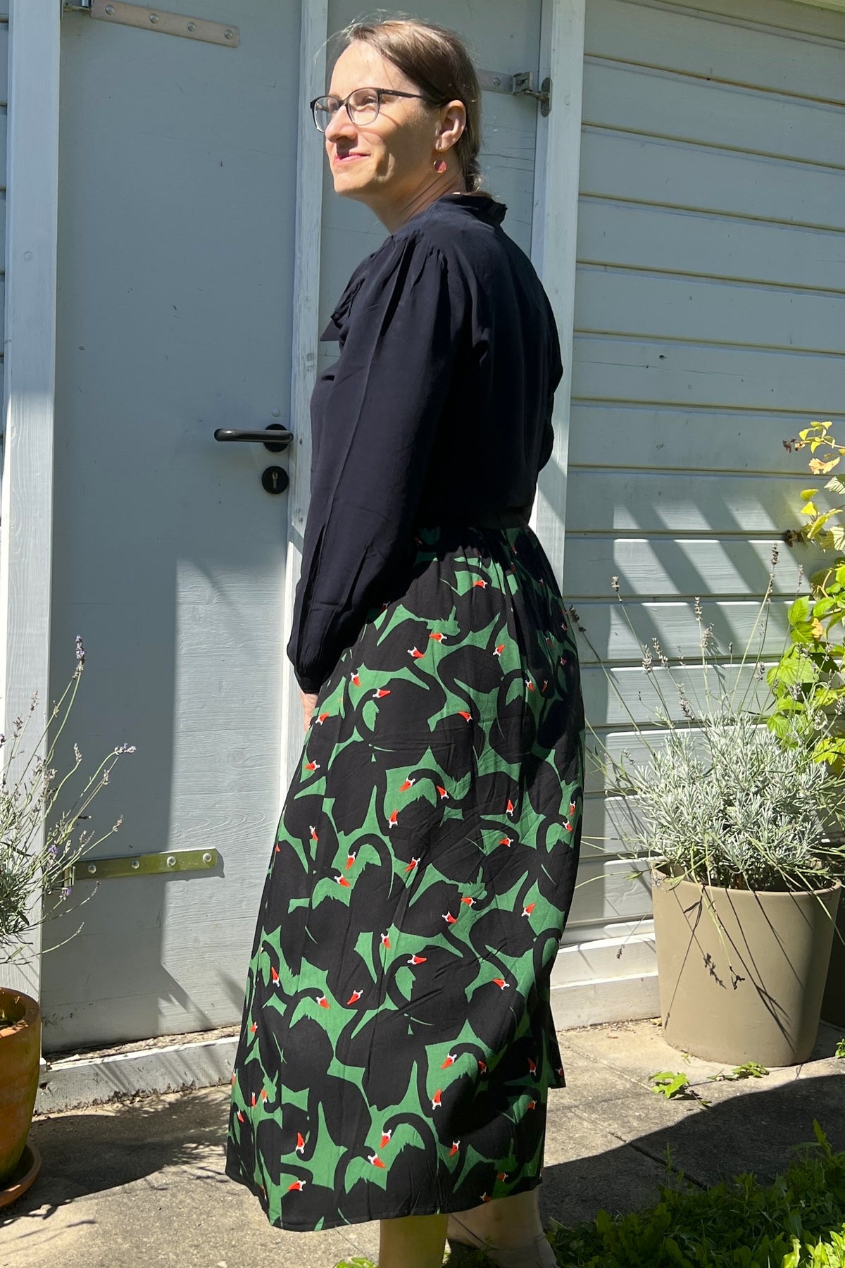 Spin Me Skirt, Black Swan