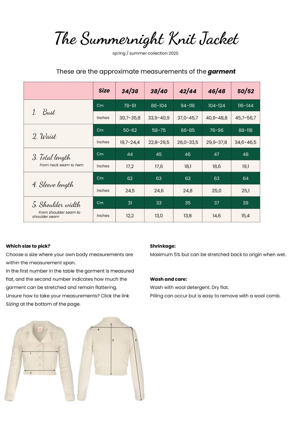 The Summernight Knit Jacket, Ivory