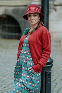 tailliertes Jersey-Kleid, Fromage