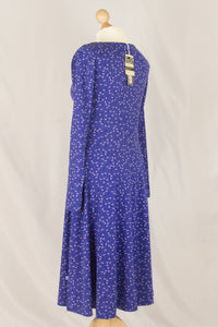Danesigrid Kleid, Deep Marine Fleurie