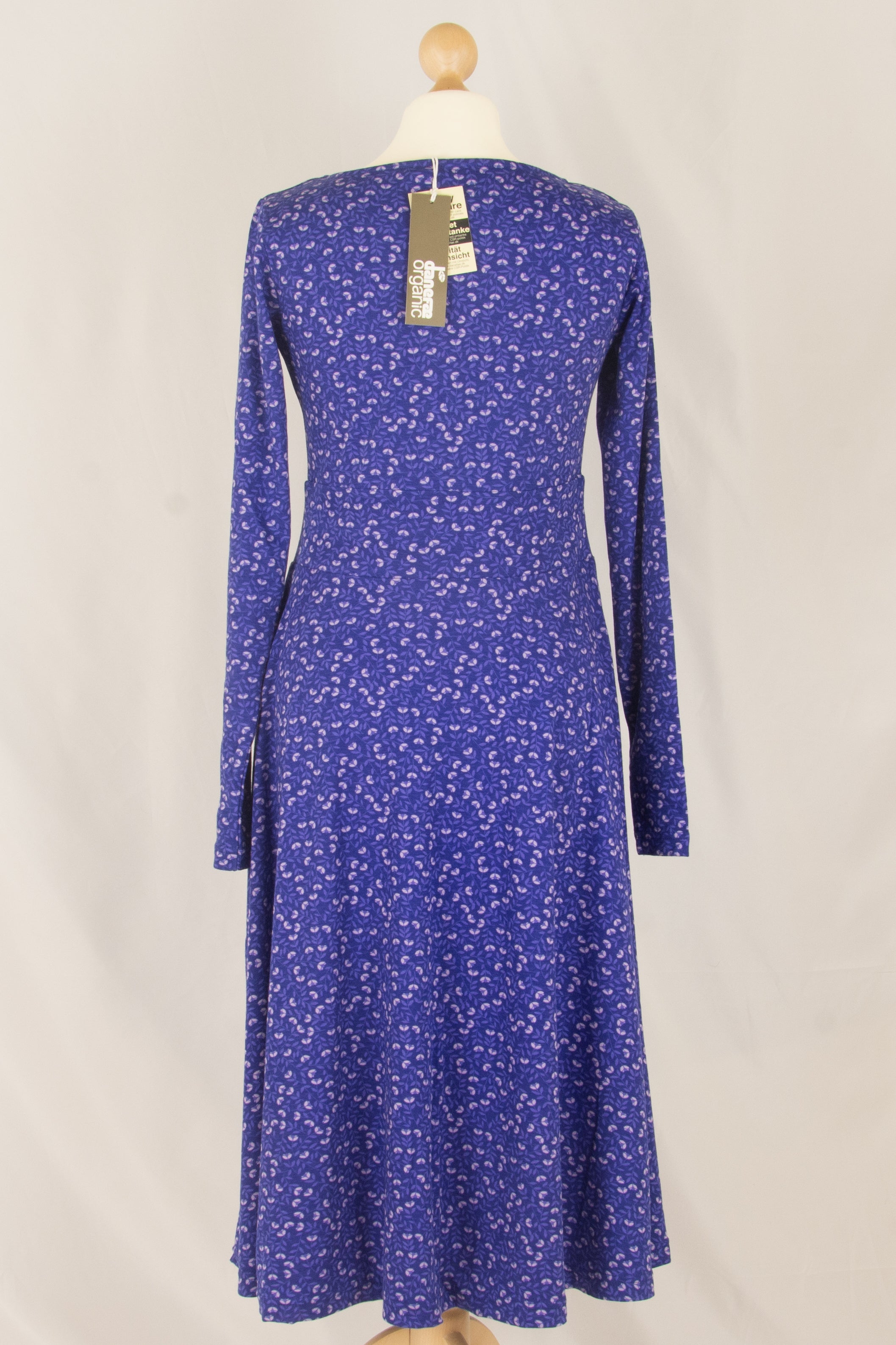 Danesigrid Kleid, Deep Marine Fleurie