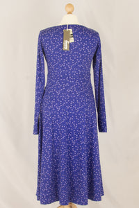 Danesigrid Kleid, Deep Marine Fleurie