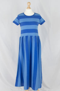 Danekroeyer Slub Jersey Dress, Klein Blue/ Cold Blue