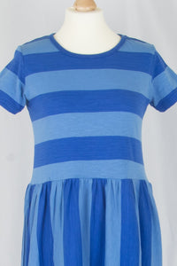 Danekroeyer Slub Jersey Dress, Klein Blue/ Cold Blue