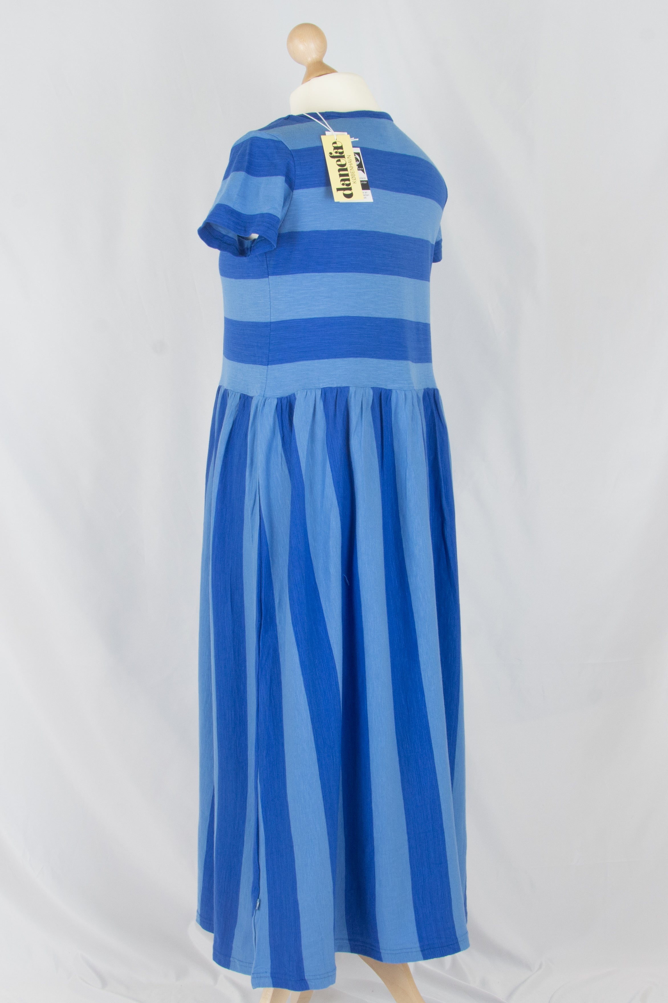 Danekroeyer Slub Jersey Dress, Klein Blue/ Cold Blue