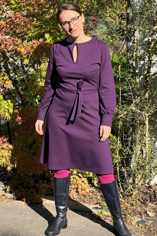 Stella Dress, Purple Punty
