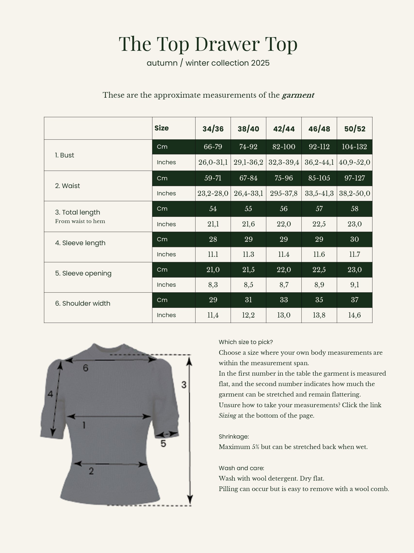 The Top Drawer Top, Shimmery Champagne Wool