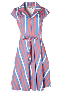 gestreiftes Kleid, Candy Stripe