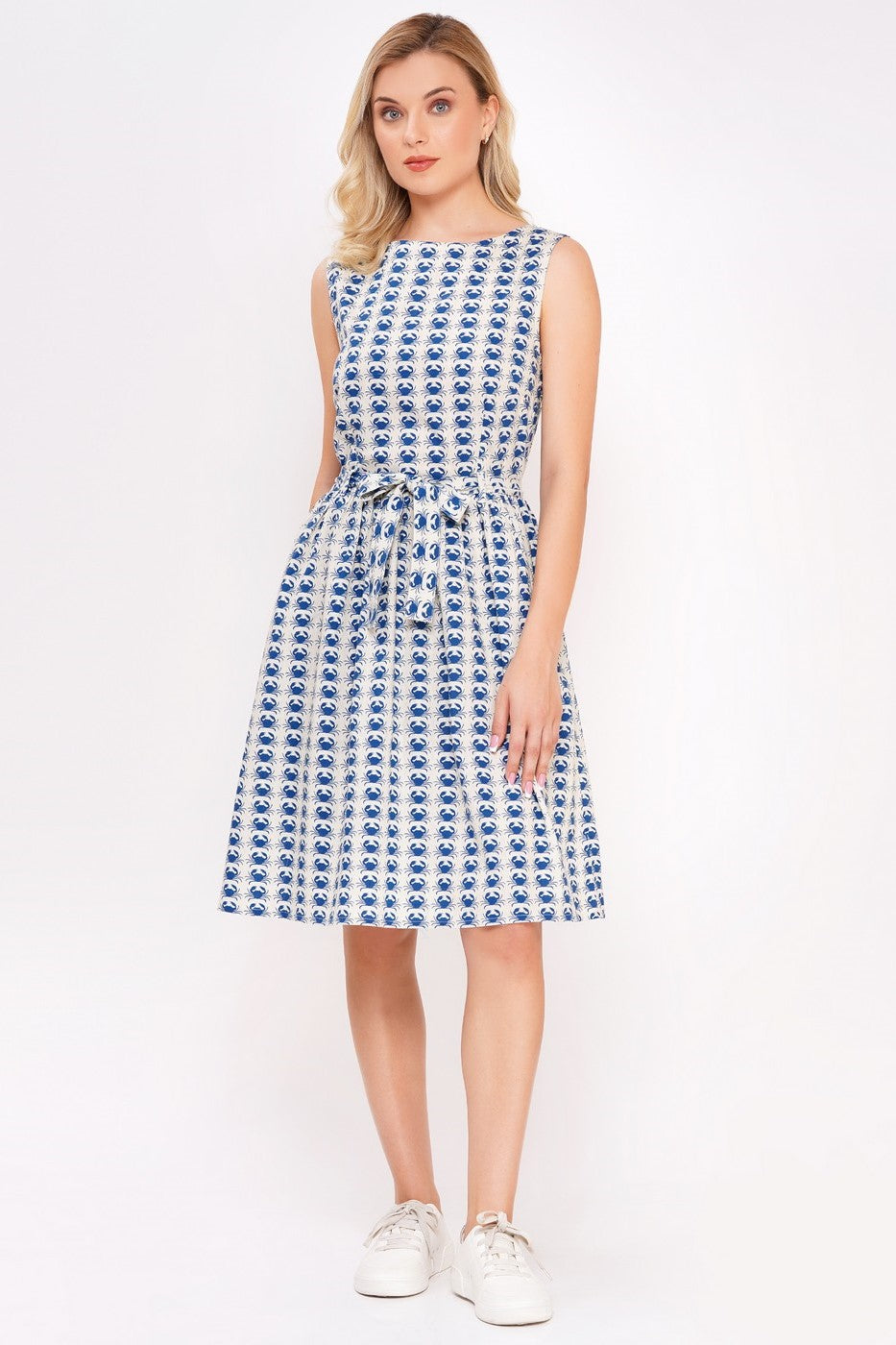 Ärmelloses Kleid, Krabben