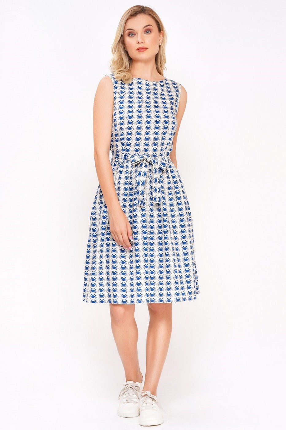 Ärmelloses Kleid, Krabben
