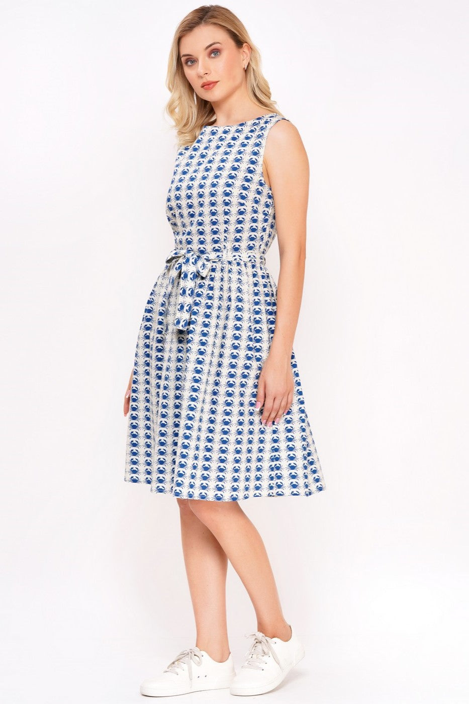 Ärmelloses Kleid, Krabben