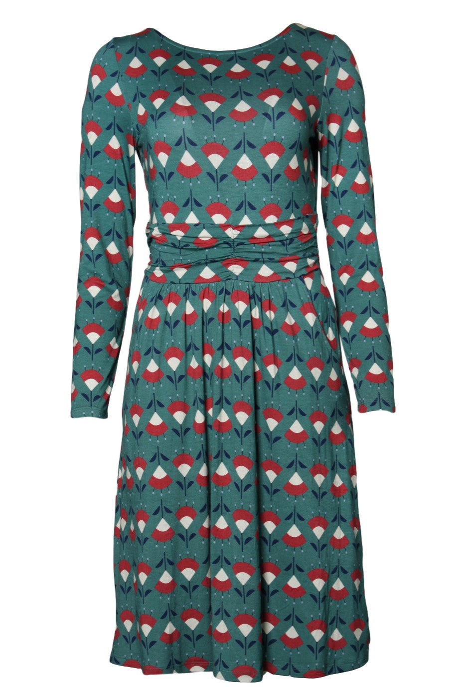 tailliertes Jersey-Kleid, Fromage