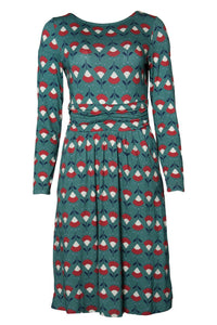 tailliertes Jersey-Kleid, Fromage