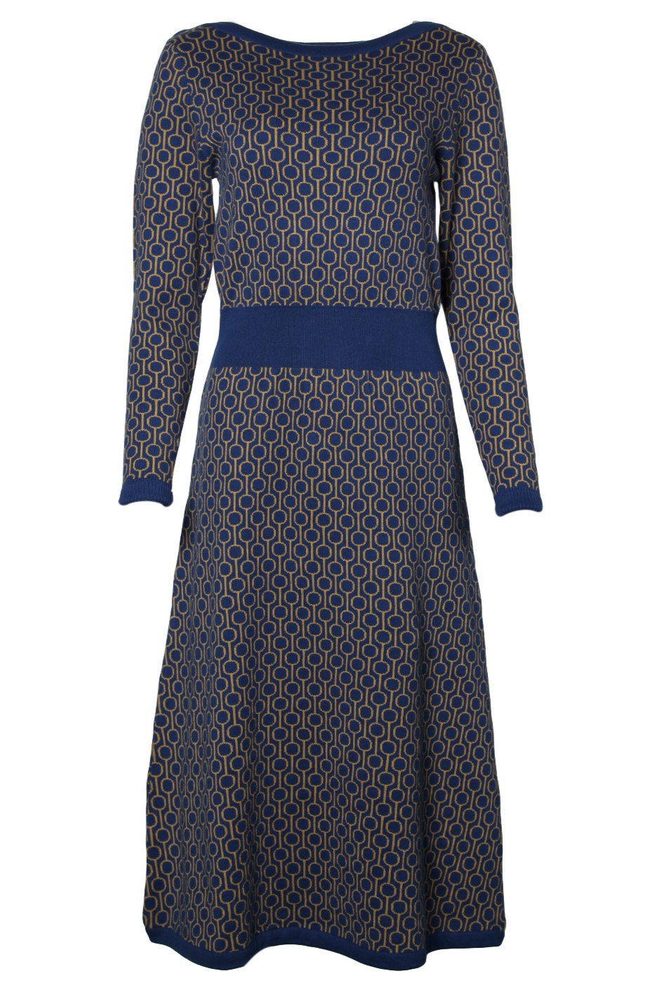 Midi-Strickkleid, Trellis