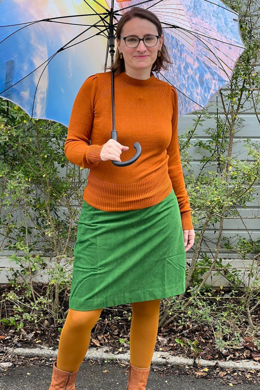 Danelondon Cord Skirt, Fall Jungle