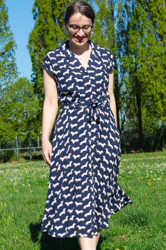 Midi-Kleid, Dascher-Navy
