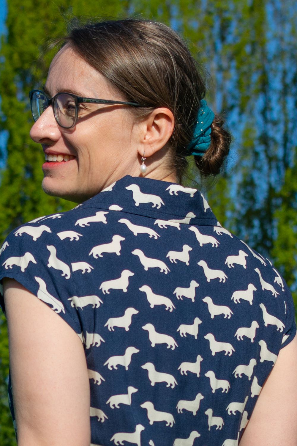 Midi-Kleid, Dackel