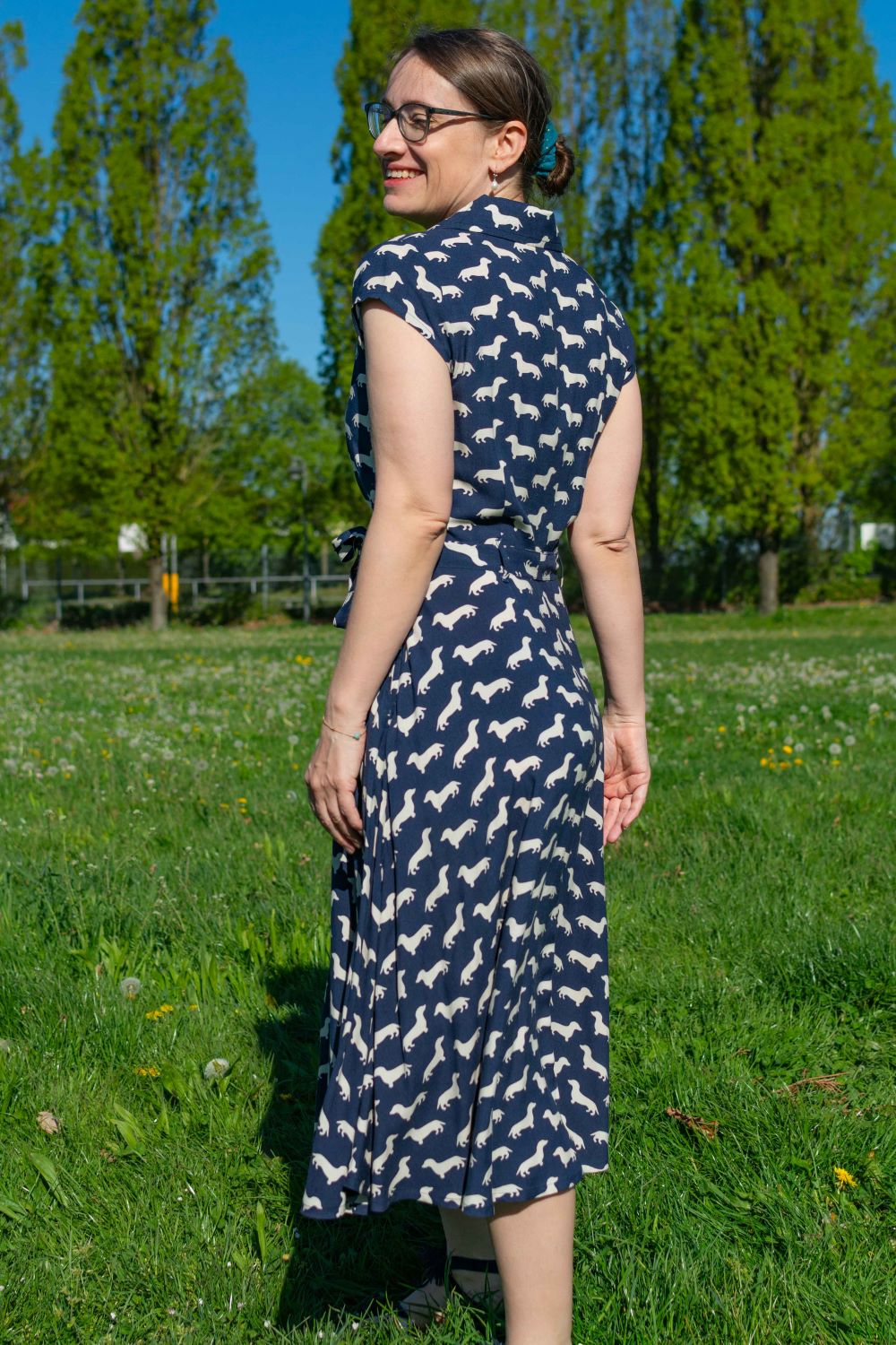 Midi-Kleid, Dackel