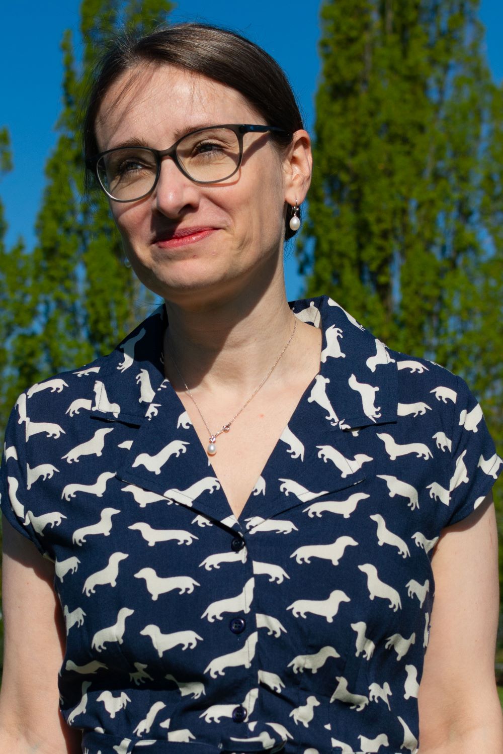 Midi-Kleid, Dackel