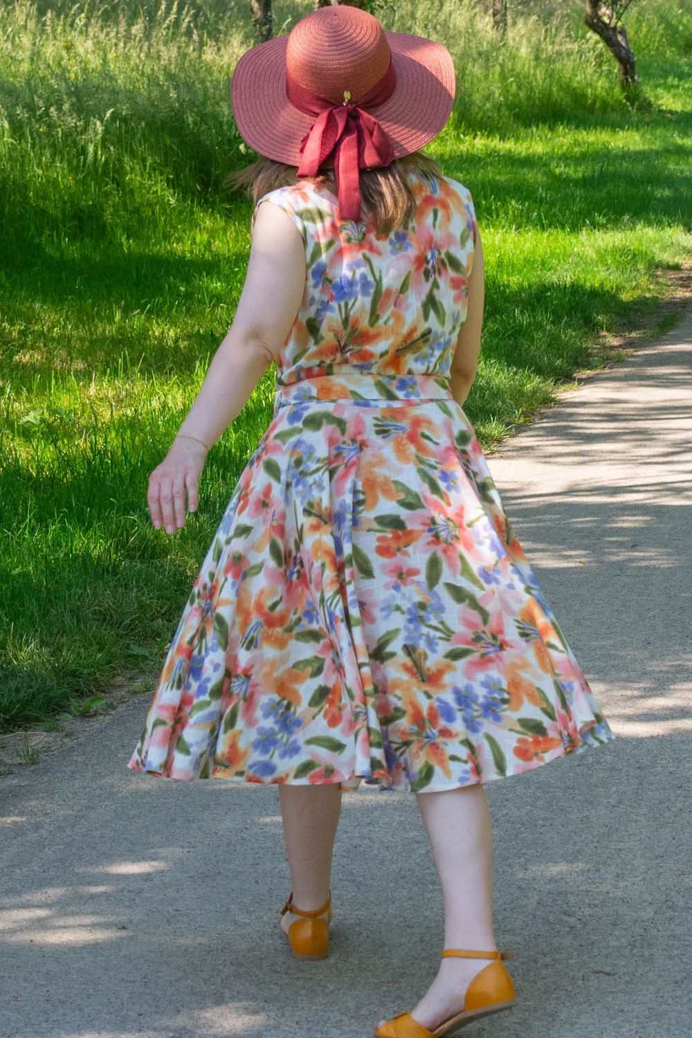 Nova Dress, Aquarell Flowers