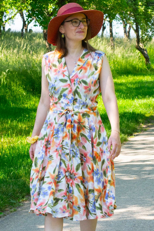 Nova Dress, Aquarell Flowers