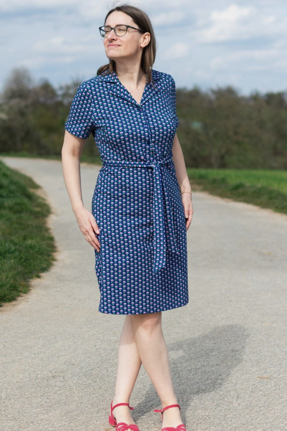 Kleid Monique Dress Short Sleeve, What About Flowers