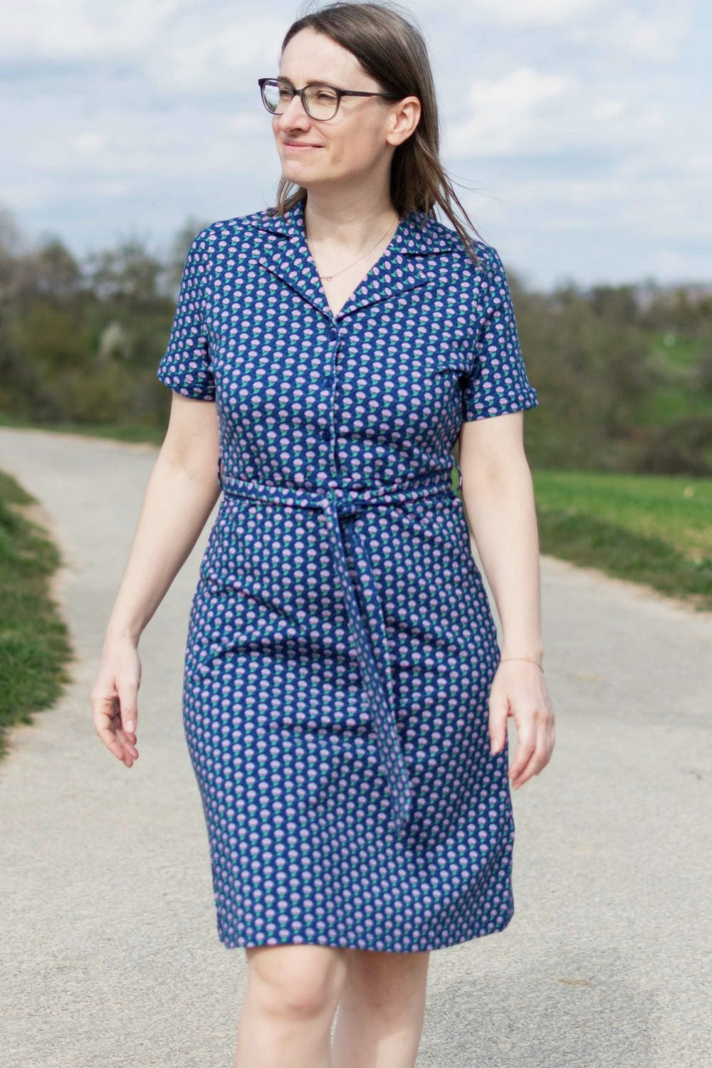 Kleid Monique Dress Short Sleeve, What About Flowers