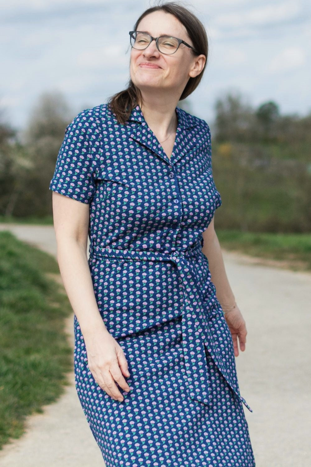 Kleid Monique Dress Short Sleeve, What About Flowers