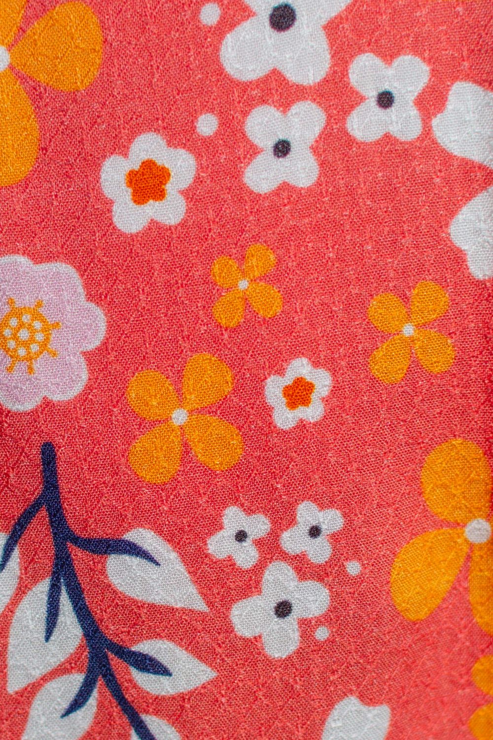luftiges Midikleid, Red Ditsy