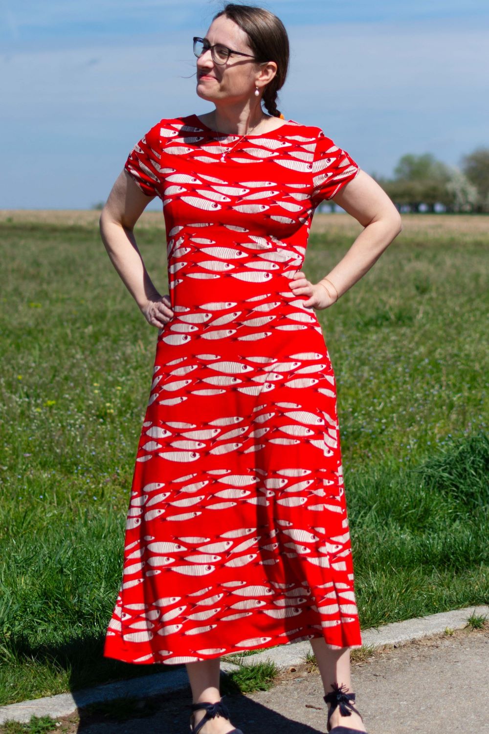 Kleid Lola Dress, Fische