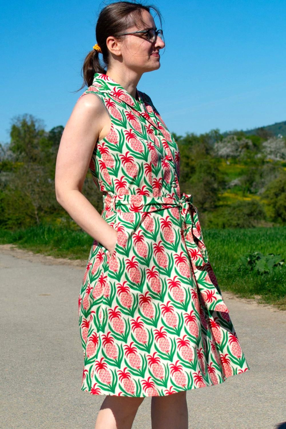 Kleid Kimberly Dress, Pineapples