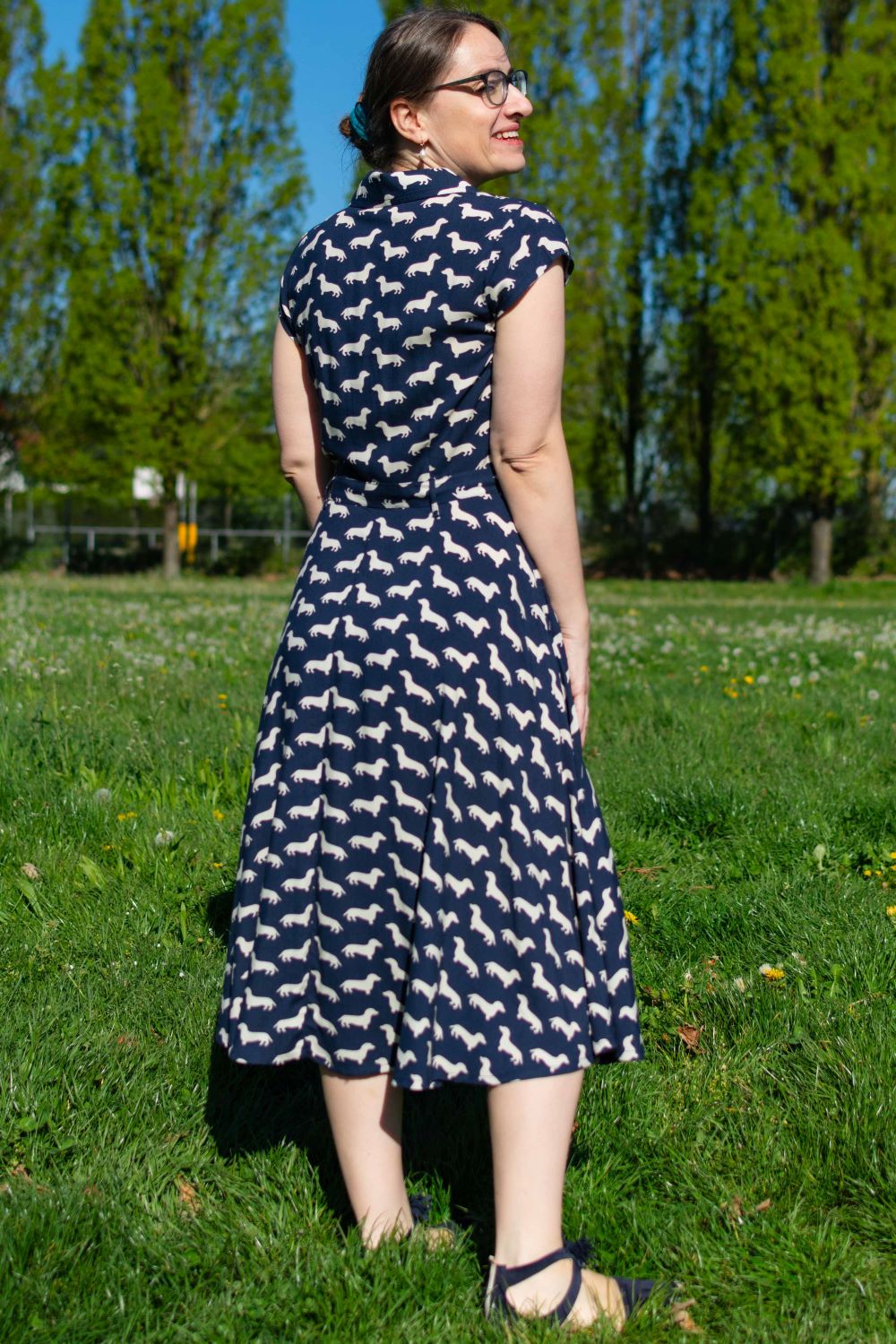 Midi-Kleid, Dackel