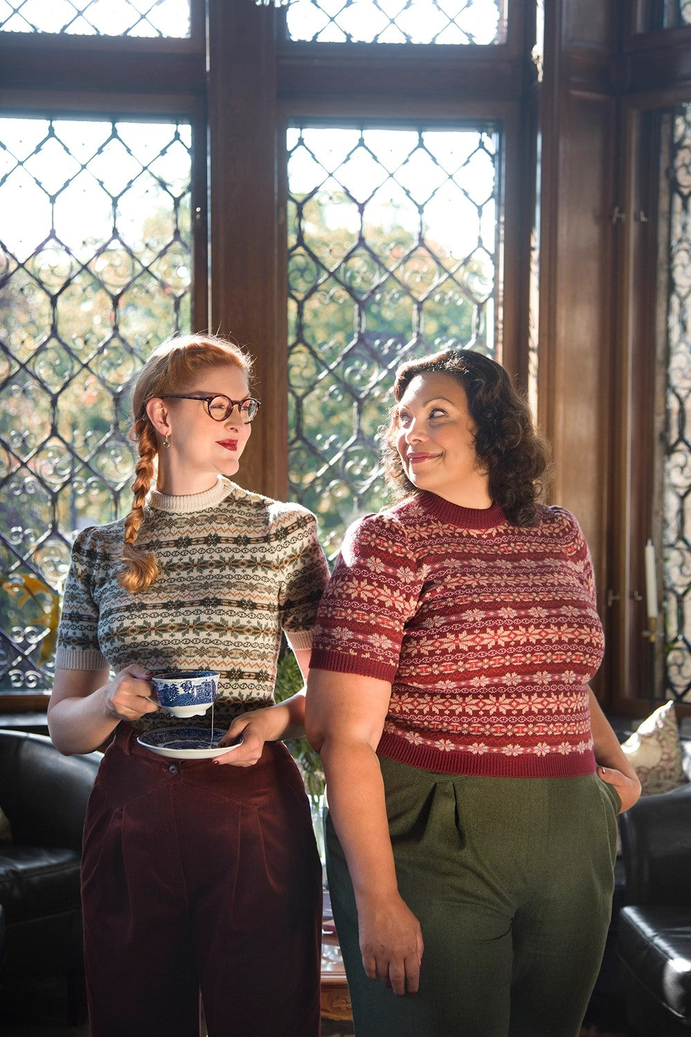 The Fairest Knit Top, Maroon Mélange Wool