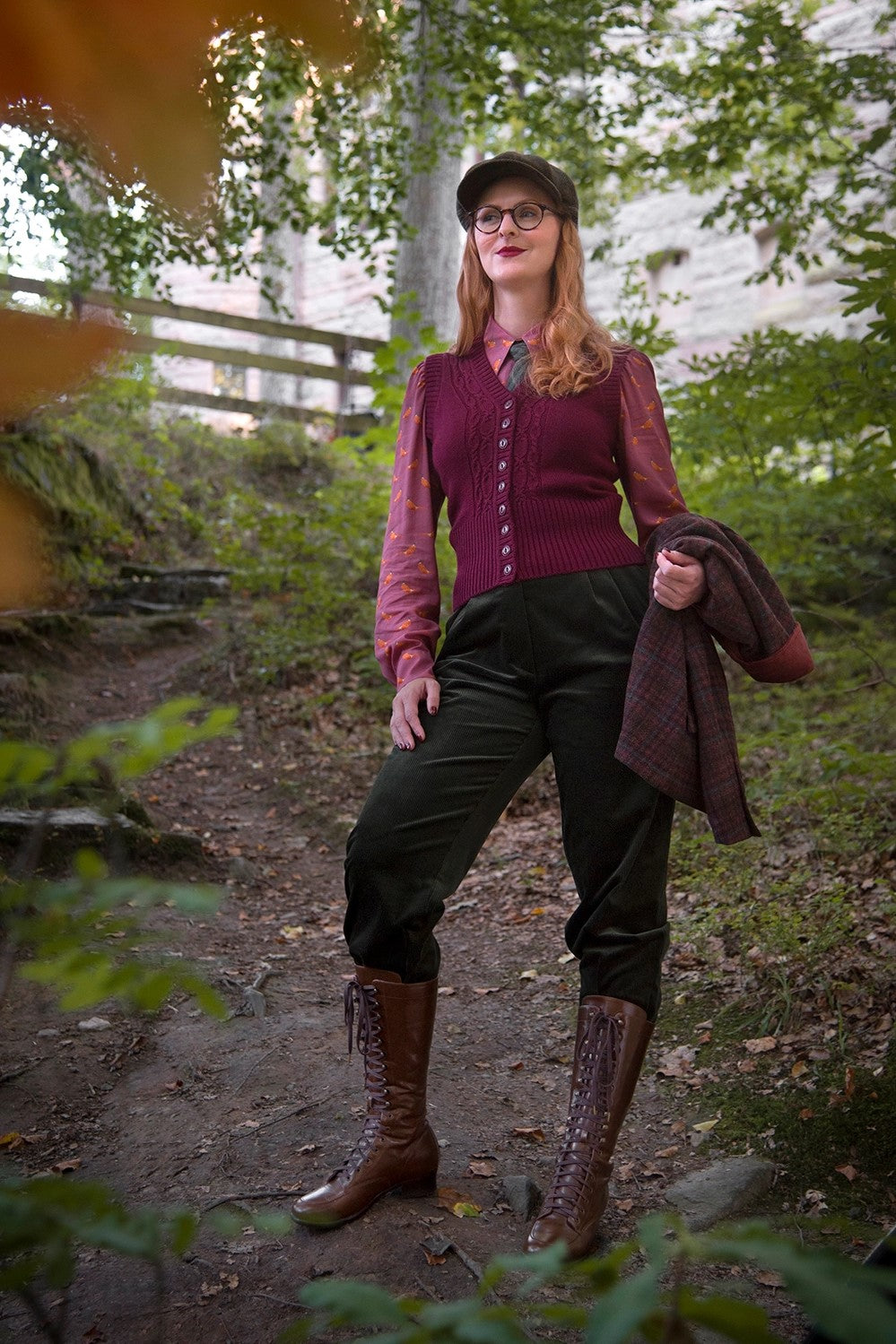 The Spectacular Spearpoint Shirt, Heather Pheasant Print