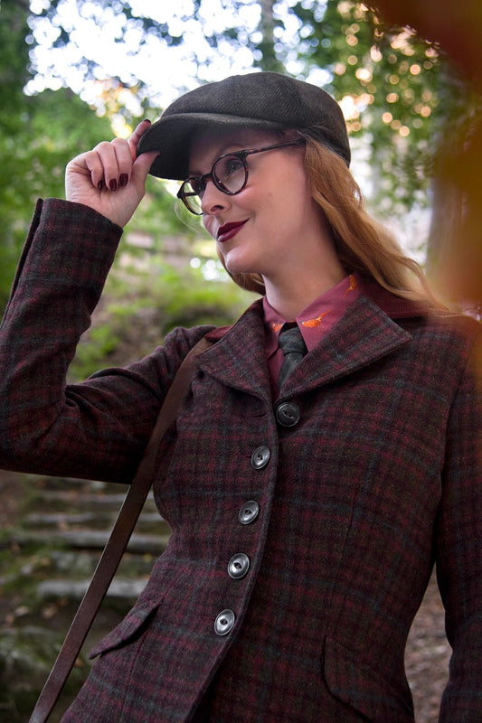 The Timeless Tweed Jacket, Hunting Tweed, Berry
