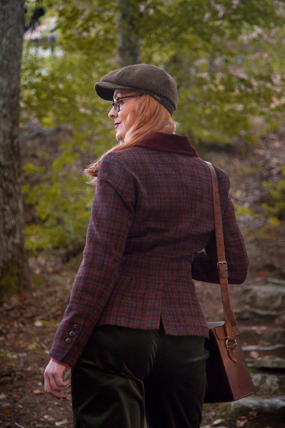 The Timeless Tweed Jacket, Hunting Tweed, Berry