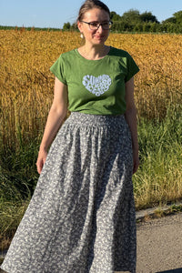 Rock Long Skirt, Fiori