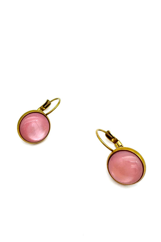 Ohrringe Dots, Blush Pink