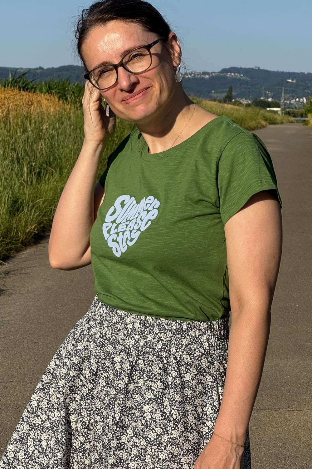 T-Shirt Summer Please Stay