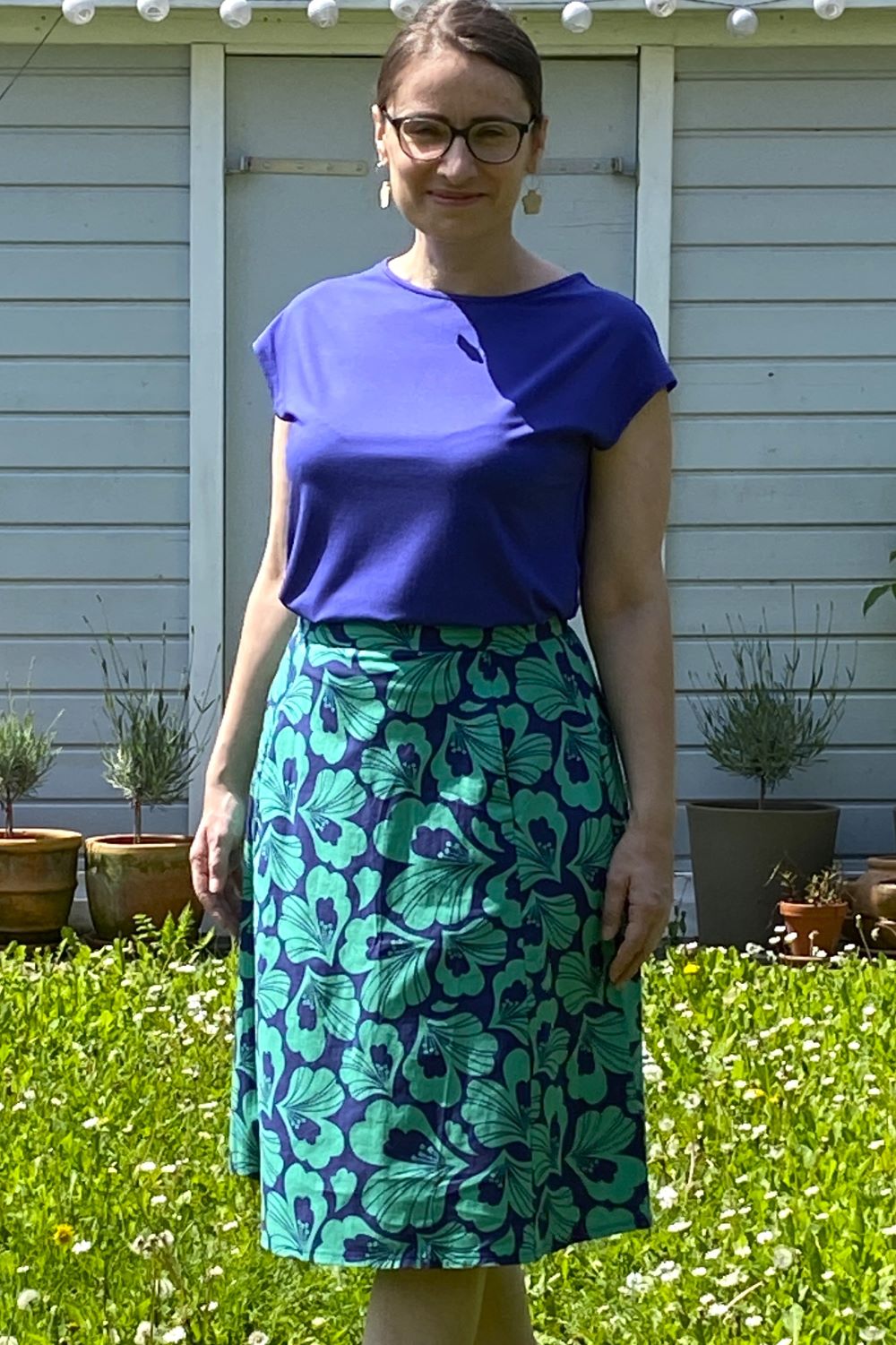 Lush Poppy GOTS Midi Rock, Lilibeth