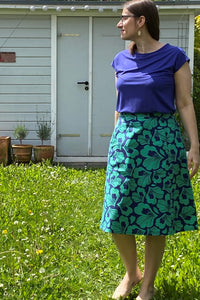 Lush Poppy GOTS Midi Rock, Lilibeth