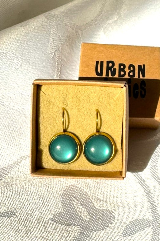 Ohrringe Dots, Drake Green