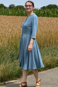 Kleid D'Laine Dress Olette, Ice Blue