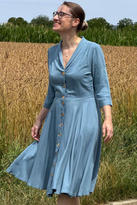 Kleid D'Laine Dress Olette, Ice Blue