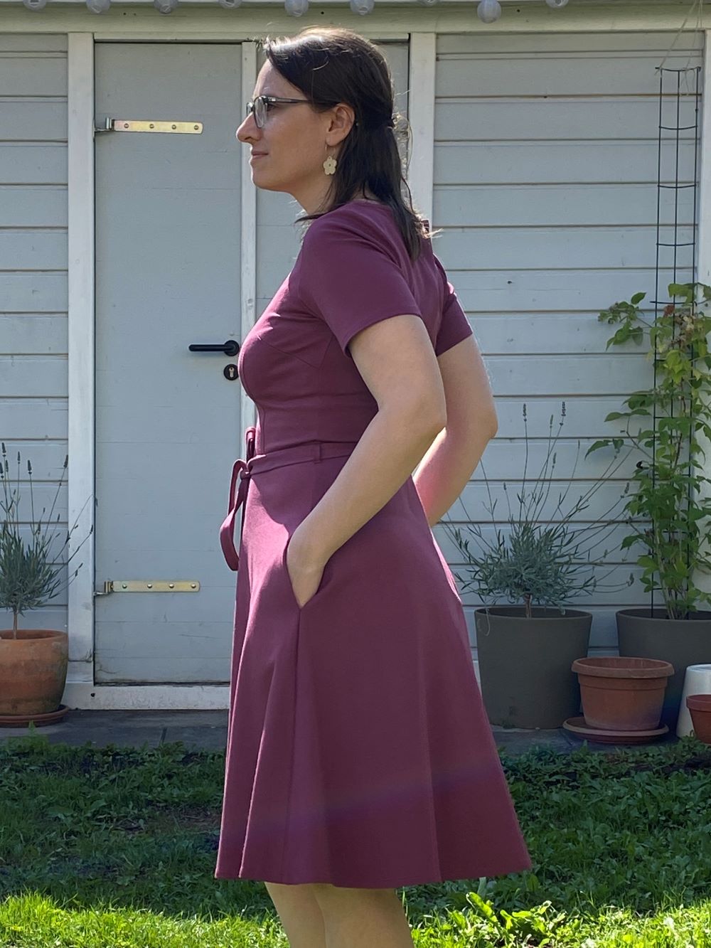 Ballerina Dress, Raspberry Punty