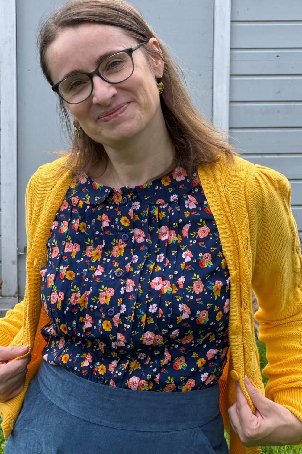 Bluse Trudy mit Bubikragen, LA