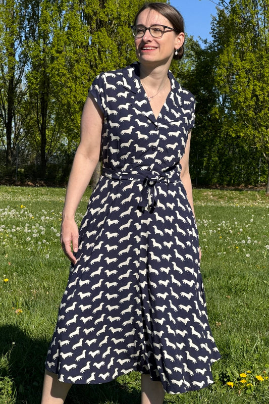 Midi-Kleid, Dackel