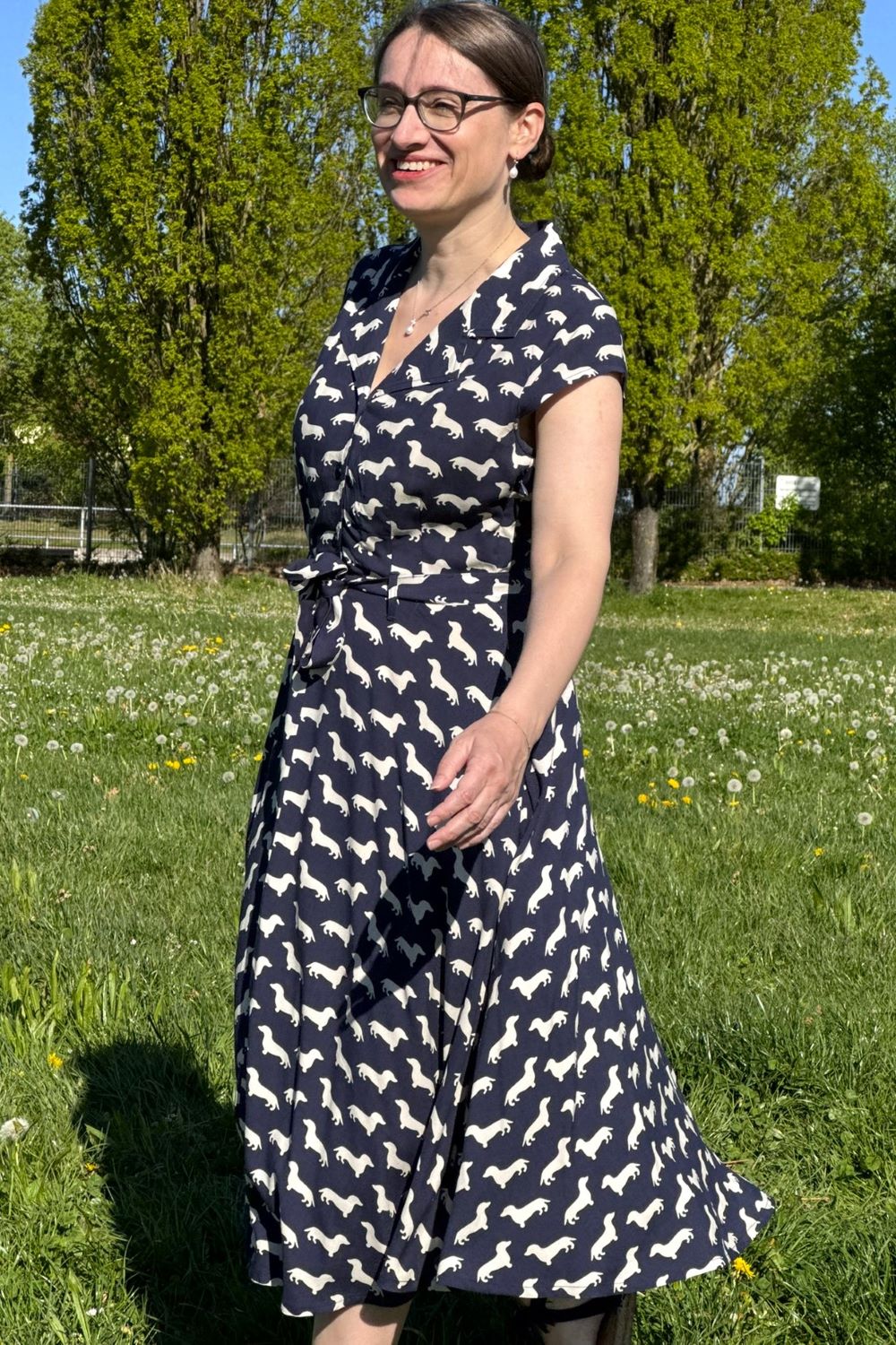 Midi-Kleid, Dackel