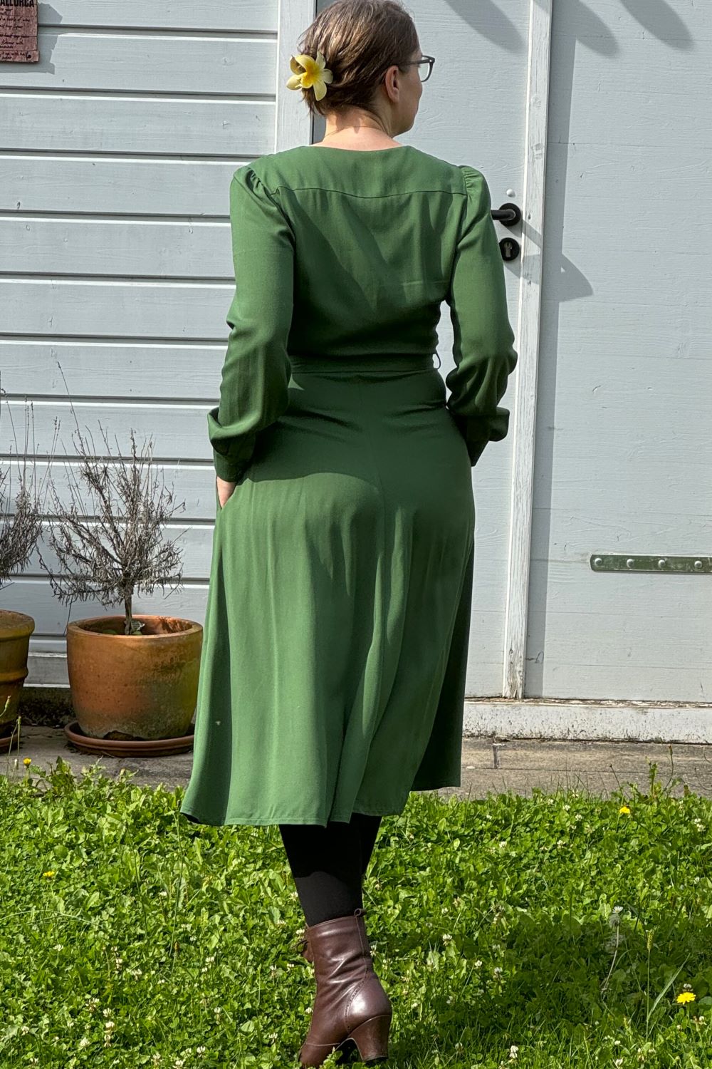 Magnolia Dress Olette, Green